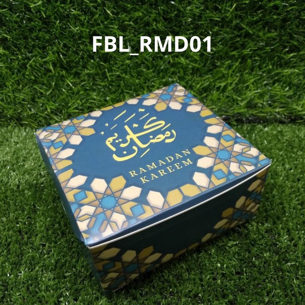10PCS FLATBOX L RAMADAN, Kotak Kurma Packaging, Food Packaging, Goddies, Kismis, Kenduri