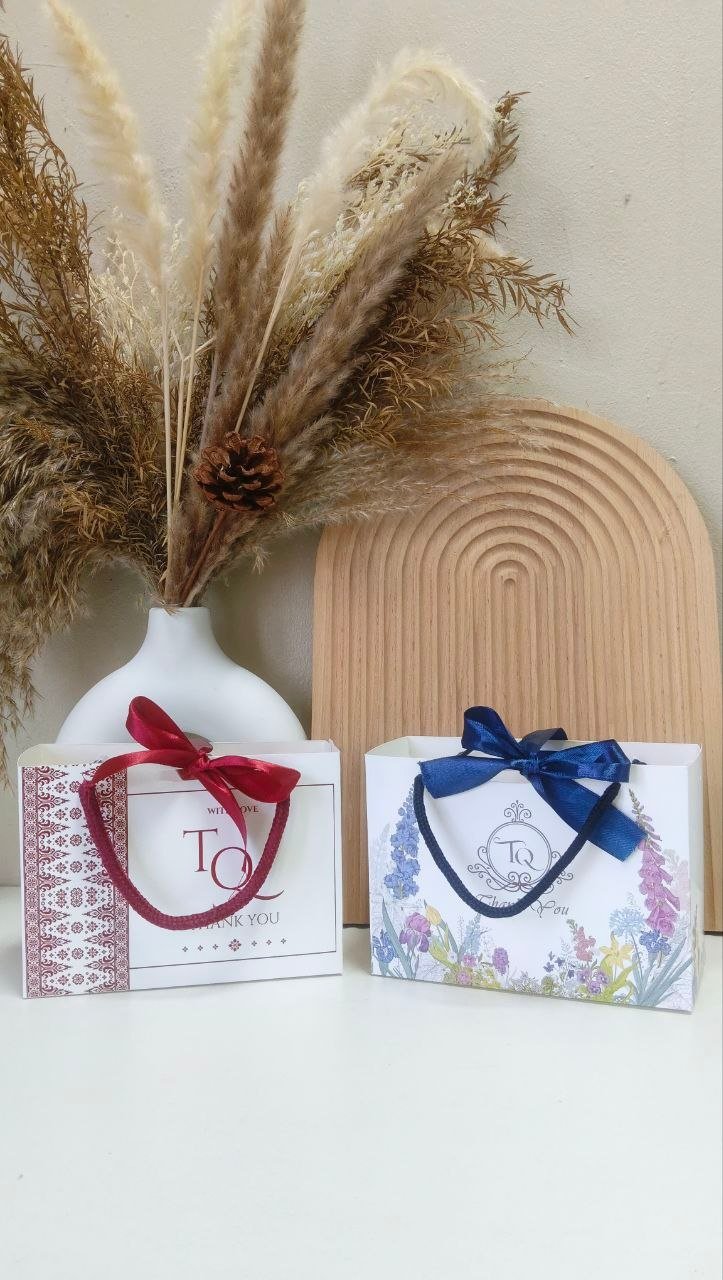 [50PCS] BAG GOODIES PAPERBAG RIBBON M