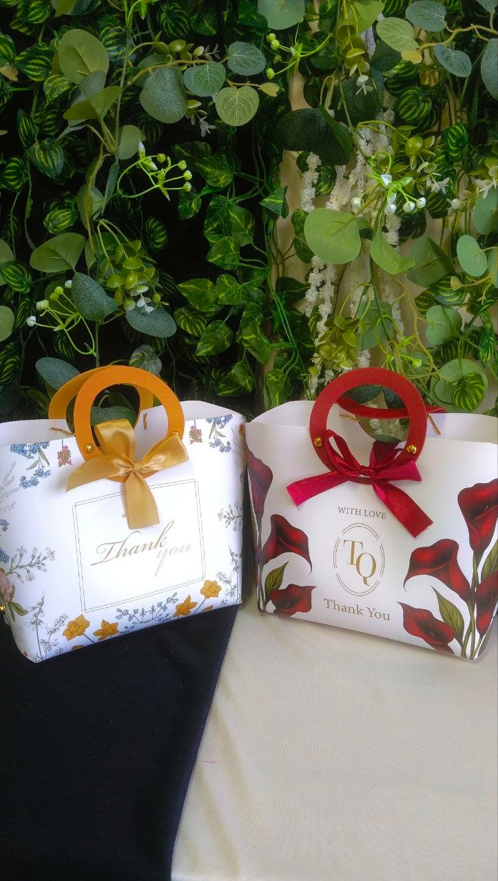 [50PCS] BAG GOODIES HANGBAG RIBBON L GOLD