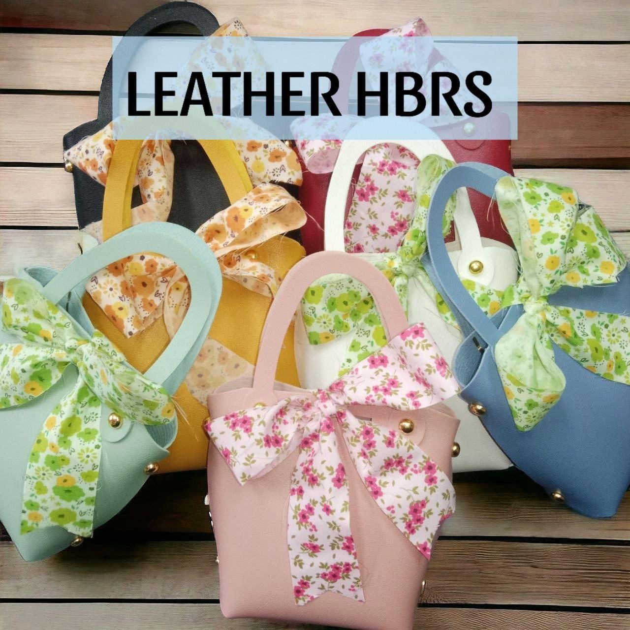 [NEW] LEATHER DOORGIFT HANDBAG RIBBON S WITH SCARF RIBBON 1PCS WEDDING/GIFT/GOODIES/PARTY